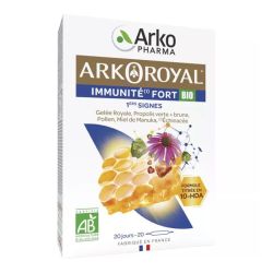 Arkoroyal immunité fort miel 20 ampoules