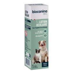 Biocanina lotion oculaire chiens et chats 135 ml