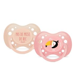 Dodie 2 Sucettes Anatomiques +18 Mois Duo Toucan