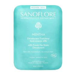 Sanoflore Recharge déodorant 48h Menthe 50ml