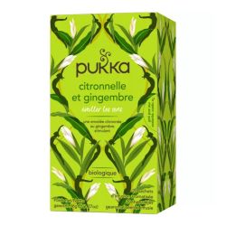 Pukka Bio Tisane Citronnelle & Gingembre 20 Sachets