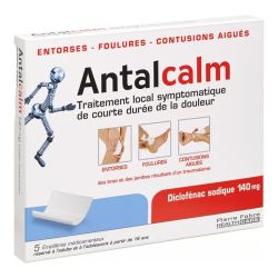 Antalcalm Diclofenac 140mg 5 emplatres
