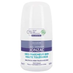 Eau Thermale Jonzac Déo Soin Haute Tolérance 24H Bio 50 ml