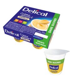 Delical crème dessert HP HC sans sucres Vanille 4x200ml