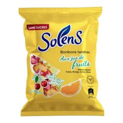 Solens bonbons tendres aux Jus de fruits sans sucre 100g
