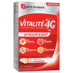 Forté Pharma Vitalité 4G dynamisant 30 comprimés à croquer