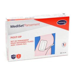 MediSet Pansement Post-OP plaies moyennes 3 set