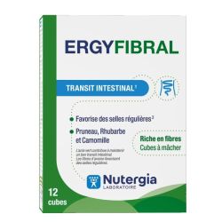 Nutergia Ergyfibral 12 cubes à mâcher