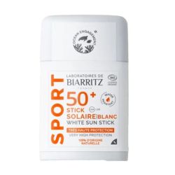 Laboratoires de Biarritz sport stick solaire spf50+ teinté 12g blanc