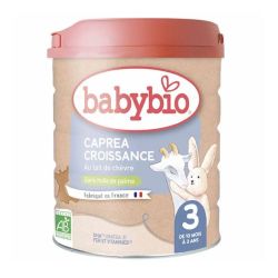Babybio Caprea 3 croissance poudre au lait de chèvre bio 10 mois à 3 ans 800g