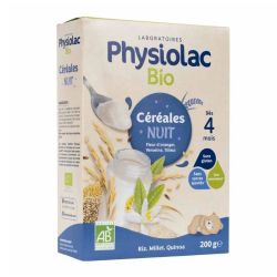 Physiolac Céréales Nuit dès 4 mois 200g