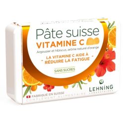 Lehning Pâte suisse vitamine C réduit la fatigue 40 gommes