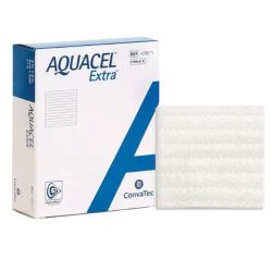 Aquacel Extra pansement hydrofibre,5X12,5cm 10 pansements