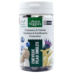 Nutriveggies cheveux peau ongles 60 gélules