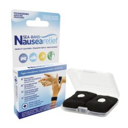 Sea-Band adulte bracelet anti nausées noir 2 unités