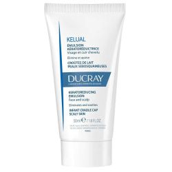 Ducray Kelual Émulsion Kératoréductrice Croûtes de Lait Peaux Sébosquameuses Nourrisson Bébé 50 ml