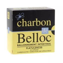 Charbon de Belloc 125mg 60 capsules