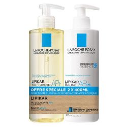 Lipikar Huile Lavante AP+ 400 ml + Baume Relipidant 400 ml