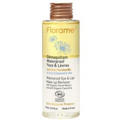 Florame démaquillant waterproof yeux et lèvres Bio 110 ml