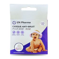 L2N Casque anti bruit bébé 3 mois+ Rose