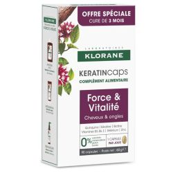 KeratinCaps Lot de 3 x 30 Capsules