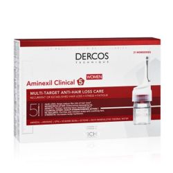 Vichy Dercos Aminexil Clinical 5 Femme 21 ampoules