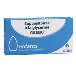 Gilbert suppositoire glycerine enfant 10 suppositoires