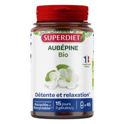 Superdiet Aubépine bio 45 gélules