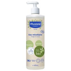 Mustela eau micellaire visage & corps bio 400 ml