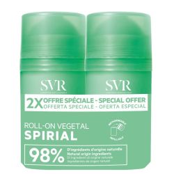 SVR Spirial déodorant 24h végétal roll-on lot de 2 x 50ml