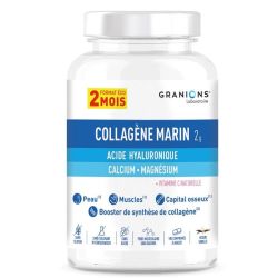 Granions Collagène marin, Acide Hyaluronique, Calcium & Magnésium format éco 2 mois 180 Comprimés
