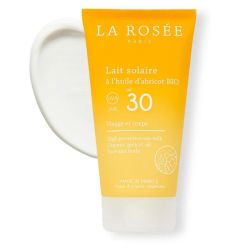 La Rosée lait solaire huile abricot bio SPF30 150ml