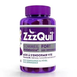 ZzzQuil Fort Sommeil Arôme Fruits des bois 60 gommes