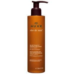 Nuxe Rêve de miel gel nettoyant et démaquillant visage 200ml