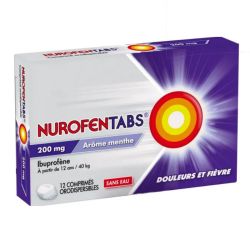 Nurofentabs 200mg 12 comprimés