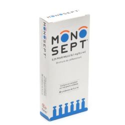 Horus Pharma Monosept 0,25 pour mille collyre 30 unidoses