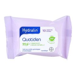 Hydralin quotidien lingettes intimes 10 Lingettes