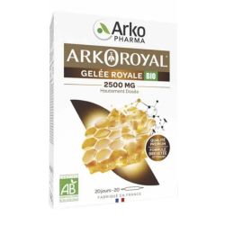 ArkoRoyal Gelée Royale 2500 mg Bio 20 Ampoules