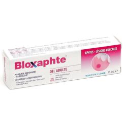 Bausch & Lomb  Bloxaphte gel adulte aphtes lésions buccales 15ml