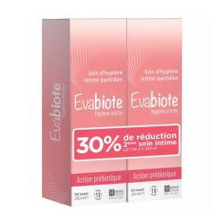 Evabiote gel moussant intime à action prébiotique 2x250 ml