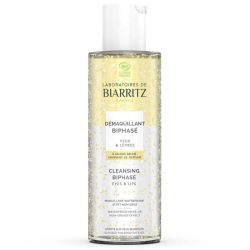 Laboratoires de Biarritz nettoyants démaquillant biphasé yeux sensibles & lèvres 125ml
