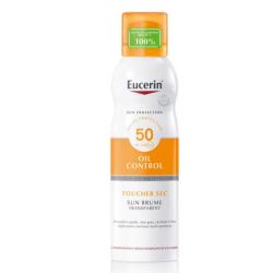 Eucerin Sun Protection Sensitive Protect brume transparente spf50 peaux sensibles 200ml