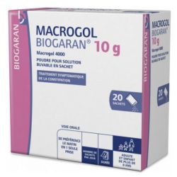 Biogaran Macrogol 4000 10 g Poudre pour solution buvable 20 sachets