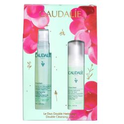 Caudalie Vinoclean coffret huile de démaquillante 75 ml + mousse nettoyante 50 ml