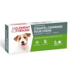 Clément Thékan Strantel Vermifuge Chien 4 comprimés