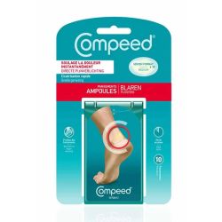 Compeed pansements ampoules Moyen Format 10 Pansements