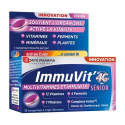 Forté Pharma ImmuVit' 4G Sénior 30 Comprimés