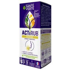 Sante Verte ActiRub gorge spray buccal adoucit la gorge 15ml