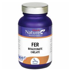 Pharm Nature Micronutrition Fer bisglycinate chélaté 60 gélules