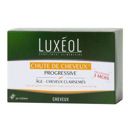 Luxéol chute de cheveux progressive 3 mois 90 gélules